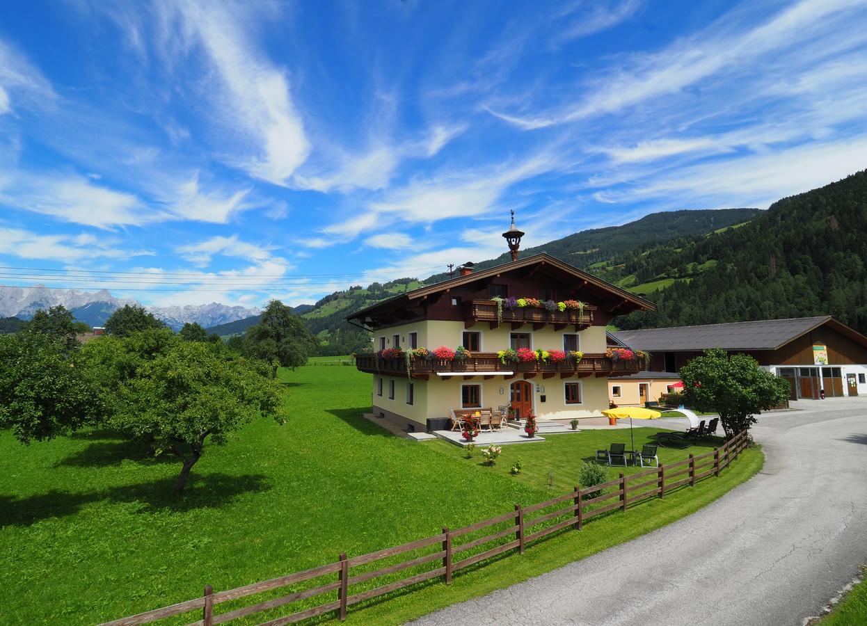 Bio-Bauernhof Reiterhof Villa Sankt Johann im Pongau Buitenkant foto