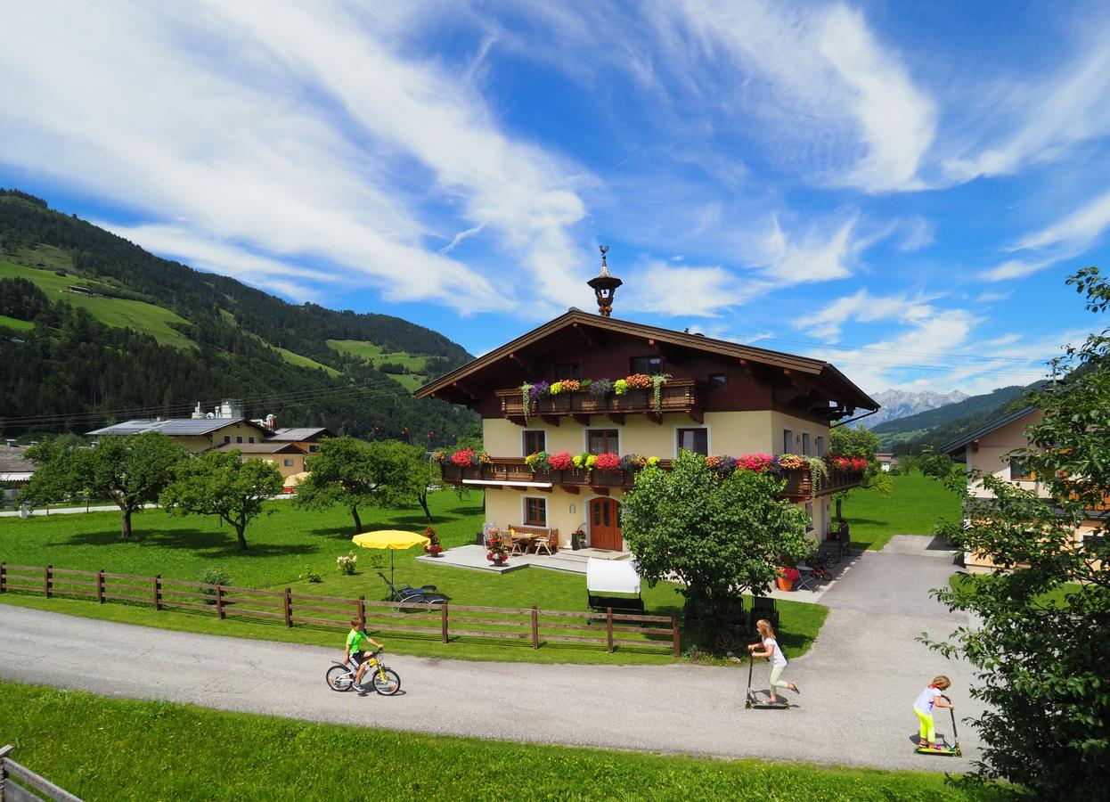 Bio-Bauernhof Reiterhof Villa Sankt Johann im Pongau Buitenkant foto